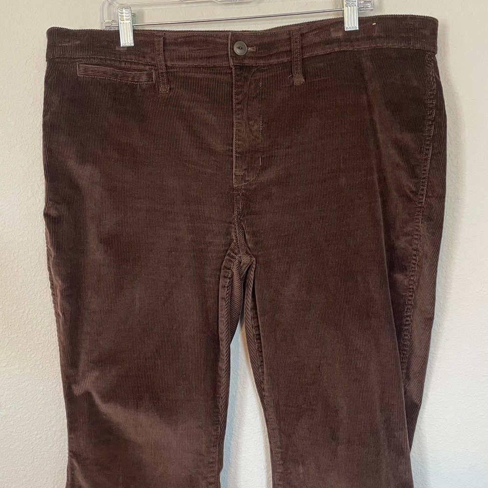 Madewell The Perfect Vintage Flare Pant in Brown Corduroy - Size 33 Petite - Picture 7 of 10